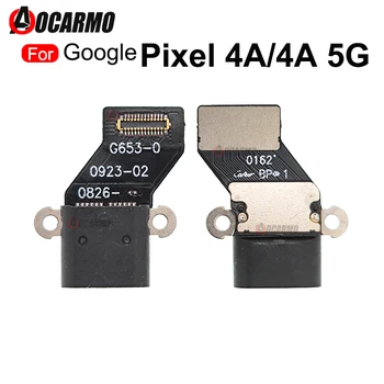 1 db Google Pixel 4A telefonhoz USB töltő dokkoló töltőport rugalmas kábelhez Pixel 4A 5G cserealkatrészek