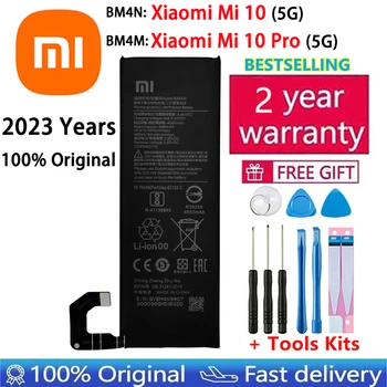 100% eredeti csere akkumulátor BM4M BM4N Xiaomi Mi 10 Pro 5G Xiaomi 10Pro Mi10 5G eredeti telefon bateria akkumulátorok + eszközök