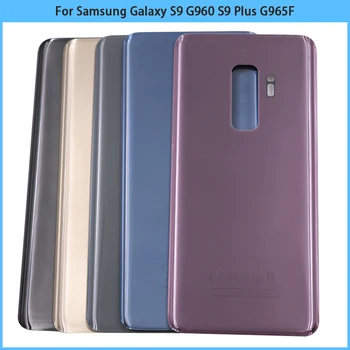 10DB SAM Galaxy S9 G960 / S9 Plus G965 SM-G965F akkumulátorhoz Hátlap Hátsó ajtó üvegpanel ház tok ragasztó csere