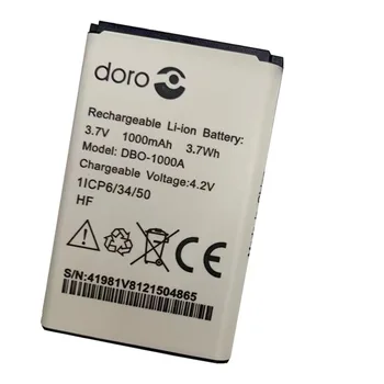 10db 1000mAh DBO-1000A akkumulátor DORO 1372 / 2404 / 1370 mobiltelefon akkumulátor SKU