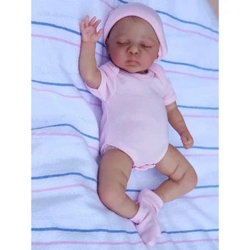 10inch Mini újjászületett baba Luna Sweet praktikus baba puha test valódi érintés Art Made 3D Skin Élethű baba gyűjthető baba