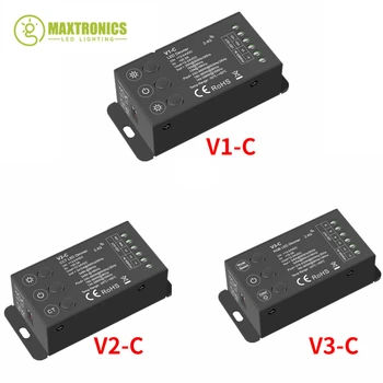 12-24VDC 2.4G RF RGB LED vezérlő 3 gomb PWM állandó feszültségű dimmer SMD2835 3528 5050 egyszínű / CCT / RGB LED szalaghoz