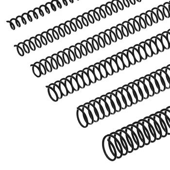 120 db Spirálkötő tekercsek Műanyag kötőanyag kötőspirál Gyűrűk Többméretű spirálkötő fésűk , 4:1 osztás