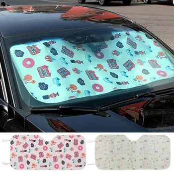 1db Univerzális autó oldalsó ablakárnyékolók Sötétítő autóipar Tartós UV védőburkolat Első szélvédő Napernyő autóhoz