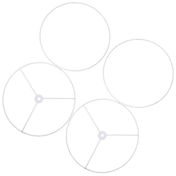 2 Készletek Négyzet alakú keret Vashuzal Lámpabúra tartók Csillár medál fénykeretek DIY gyűrű fehér konzolok