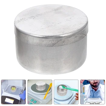 2 db mintatárolók kerek üres doboz alumínium edény fém tároló ón üvegek talaj mini fedéllel folyékony apró