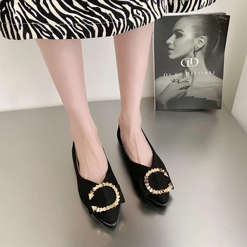 2023 Hot Sale cipők nőknek Slip-on női lakások Nyári lakás cipővel Női tömör sapka lapos cipő Zapatos De Mujer