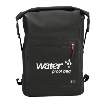 25L vízálló száraztáska úszó hátizsák csomag Víz úszó zsák sport kenu kajakozás rafting csónakázás Folyami túrázás
