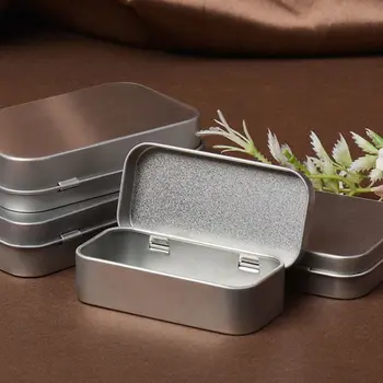2db Új krémbalzsam fém doboz Gyertyatartók kozmetikai tartály Tea dobozok Újratölthető palackok Alumínium ónedény