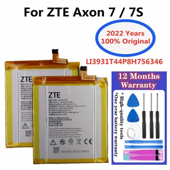 3320mAh LI3933T44P8h756346 100% eredeti akkumulátor ZTE Axon 7 7s A2017 A2018 mobiltelefon akkumulátorokhoz + eszközökhöz