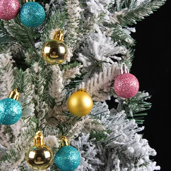 36db Fa medálok Karácsonyi bálok Ünnepi dekorációs kellékek Karácsonyi lógó kézzel készített fényes újrafelhasználható tartós dobozzal