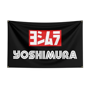 3x5 Ft Yoshlmuras Jelölés Polyester Prlnted Raclng Car Banner dekorációhoz 1