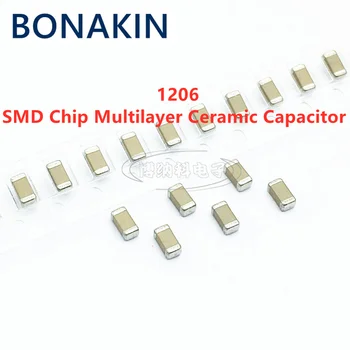 50DB 1206 22NF 50V 100V 250V 500V 1000V 223K 10% X7R SMD chip többrétegű kerámia kondenzátor