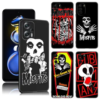 A Misfits Glenn Danzig fekete szilikon telefontok Xiaomi POCO X3 X4 NFC F5 M3 M4 M6 X5 X6 Pro F3 F4 GT 5G C55 C65 M5