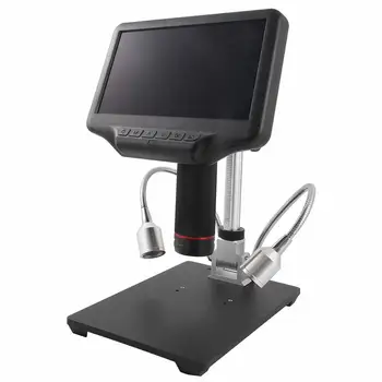 AD407 Andonstar digitális mikroszkóp 270X 4MP 3D effekt állítható állvány monitor 7