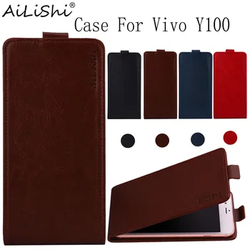 AiLiShi tok Vivo Y100-hoz fel és le Flip PU bőrtok Y100 Vivo exkluzív 100% telefon védőtok bőr + követés