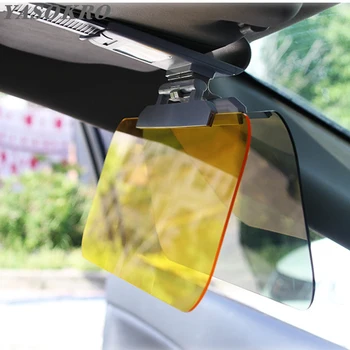 Autó napellenző Vakító védőszemüveg Napernyő nappali és éjszakai csíptetős járműpajzs a tiszta kilátásért