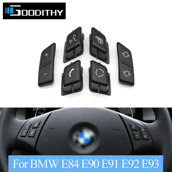 Autós multifunkciós kormánykerék kulcsvezérlő gombfedél BMW X1-hez, 3-as sorozat, E84, E90, E91, E92, E93 61316959893 61316959894