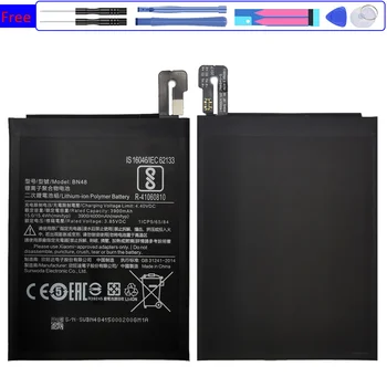  BN48 akkumulátor Újratölthető akkumulátor 5000mAh Xiaomi redmi Note 6 Pro (Note6 Pro, Note 6Pro, Note6Pro ) BN 48 BN-48