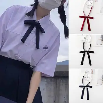 Egységes ing csokornyakkendő Új nyakú virág cosplay kézzel készített csokornyakkendő Japán JK stílusú ruházati kiegészítők Egységes csokornyakkendő nő