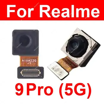  Első hátsó kamera a Realme 9 Pro 9Pro számára 5G elsődleges hátsó fő elülső szelfi kis nagy kamera Flex kábel alkatrészek