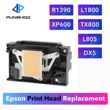 Eredeti új EPSON nyomtatófej R1390-hez L1800 TX800 XP600 DX5 L805 L800 R330