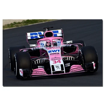 Force India F1 versenyautó poszter fali művészet jármű kép vászon nyomatok festmények nappali dekorációhoz
