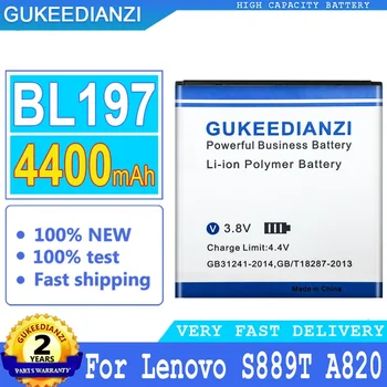 GUKEEDIANZI akkumulátor BL197 Lenovo, nagy teljesítményű akkumulátor S889T, A820, S720, S750, A800, S868T, A798T, S889T, S870E, S889