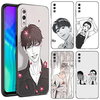 Gay Man Anime Comics Phone Case For Honor 7A 8A 9X Pro 8 10X Lite 7S 8C 8S 8X 9A 9C 10i X6 X7 X8 X9 X40 GT Soft TPU fekete tok