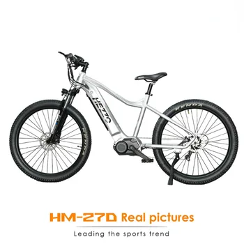 HEZZO elektromos kerékpár HM-27D 48V 500W közepes hajtású 27.5 hüvelykes Ebike Mountain 15Ah Villa E-bike 7 sebességes moped hibrid Unisex Emtb