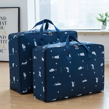 Handle paplankészítő hordozható ruhatároló táska Nyomtatott stroage táska szekrényhez Összecsukható szekrény rendszerező Househould elemhez