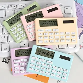 Hordozható zsebszámológép 8 számjegyű nagy kijelző Gyors kulcs válasz asztali munka kalkulátor Office Home Business kalkulátor