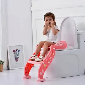 Idea Design hordozható létra WC Baba bili edzőszék Műanyag WC-ülőke gyerekeknek Baba nagykereskedelem