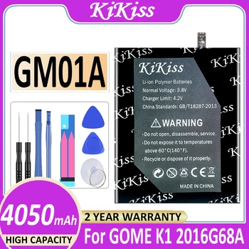 KiKiss akkumulátor GM01A 4050mAh GOME K1 2016G68A okostelefonhoz Bateria