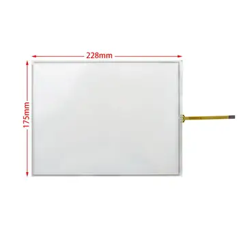 LCD érintőképernyő 10,1 hüvelykes digitalizáló üveg N010-0554-X225/01 panelhez érzékelő rezisztív Wholsale 4 vezetékes 228 * 175mm