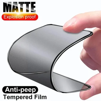 Matte Privacy puha kerámia edzett film iPhone 13 11 12 Pro Max mini képernyővédő fóliához XS XR X 7 8 6 6S Plus SE kiegészítők