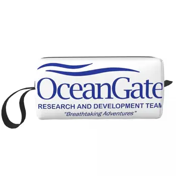 Oceangate tengeralattjárók Kutatási és fejlesztési csapat Sminktáska tasak Cipzáras kozmetikai táska Utazási piperecikkek Kis sminktasak