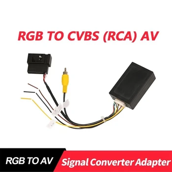 RGB - (RCA) AV CVBS jelátalakító dekóder doboz adapter gyári tolatókamera Tiguan Golf 6 Passat CC