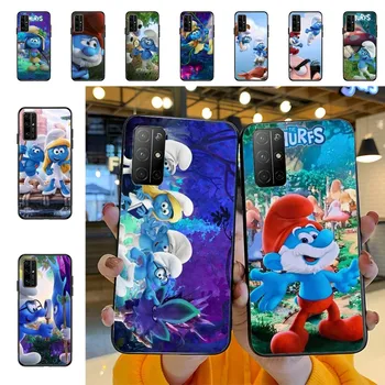 Rajzfilm S-Hupikék törpikék telefontok Huawei Honor 10 Lite 9 20 7A Pro 9X Pro v20 5A Huawei Honor 9x