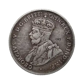 Reprodukció Ausztrália shilling 1921 1933 Dátumok Válasszon dekoratív emlékérmét