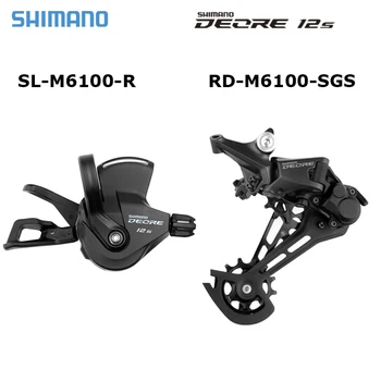 SHIMANO DEORE SLX M6100 12 sebességes MTB csoportkészlet SL-M6100 ravasz váltókar hátsó váltókar mountain bike kerékpár alkatrészekhez