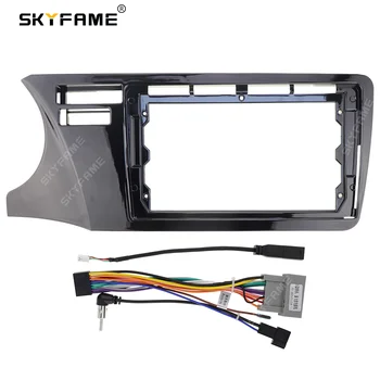 SKYFAME autóváz fascia adapter a Honda City Greiz 2014-2018 Android Radio Dash Fitting Panel Kit