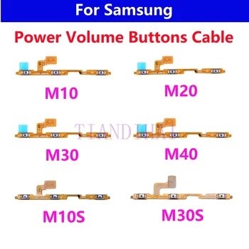 Samsung Galaxy M10S M30S M11 M21 M31 M21S M10 M20 M30 M40 Power Volume Flex kábel oldalsó gomb kapcsoló ON OFF gomb javítási alkatrészek