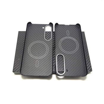 Samsung Galaxy S23 Ultra Case mágneses MagSafe szénszálas tokhoz Vékony fényű Aramid szál Galaxy S23 Plus tokhoz