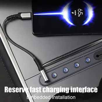 Smart Control fizikai gombok USB hubbal a Tesla számára Kesztyűtartó doboz Felső lámpa Nyitott ajtók Összecsukható tükör nyitott csomagtartó Akkumulátor bemelegítése