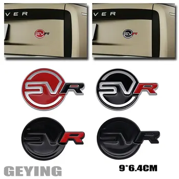 Sport Edition Metal jelvény SVR embléma Autó matrica rács dekoráció Land Rover Range Rover Velar V8 5.0 matrica kiegészítők