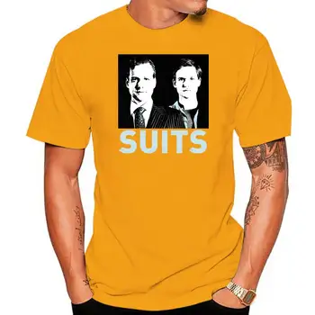 Suits Tv Show Harvey & Mike Faces engedéllyel rendelkező felnőtt póló minden méretben kerek nyakú póló