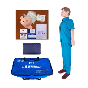 Teljes test CPR szimulátor Mesterséges lélegeztetés képzés Próbabábu CPR képzés Próbabábu / manöken orvosi képzési modell
