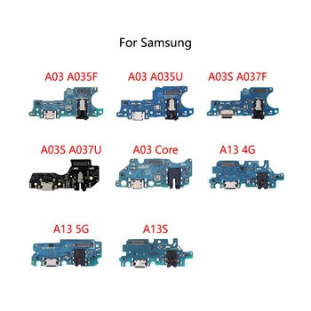 USB töltő dokkoló aljzat csatlakozó Flex kábel Samsung A03 Core A032F 4G A035F A035U A03S A037F A037U A13 A13S töltőkártya