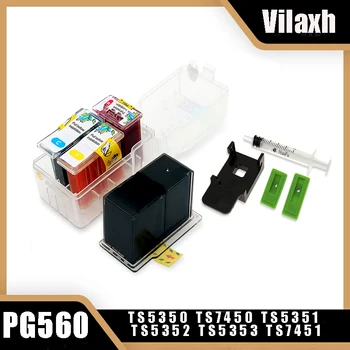 Vilaxh Pg 560 Cl 560 PG-560 CL-561 Smart patron Canon Ts7450 Ts7451 TS7450 TS5350 TS5351 Ts5352